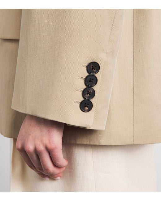 ME+EM Natural Oversized Icon Blazer