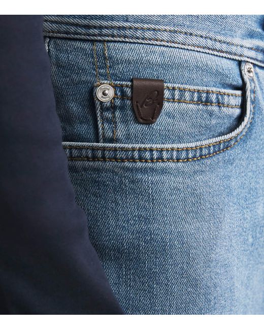 Brioni Blue Merano Straight Jeans for men