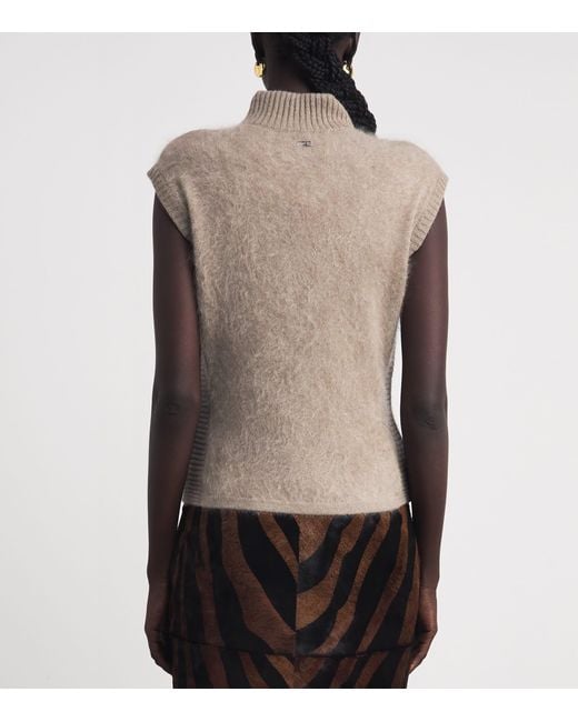 Toccin Gray Cashmere Sabina Top