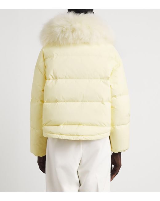 Yves Salomon Natural Down Technical Puffer Jacket