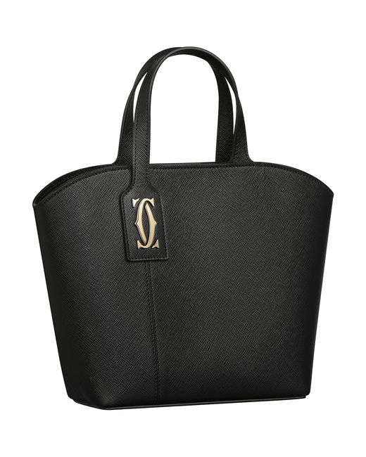 Cartier Black Mini Leather C De Tote Bag