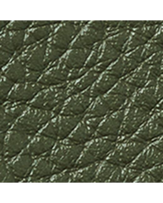 Aspinal Green Leather Passport Cover for men