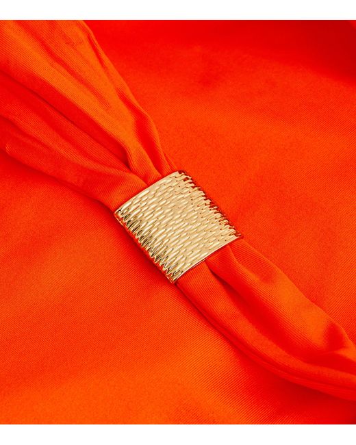 Heidi Klein Orange Adjustable-slider Swimsuit