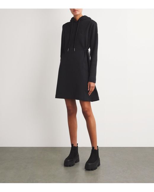 Moncler Black Fleece Hooded Mini Dress