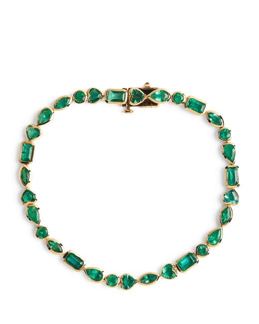 SHAY Green And Emerald Multi-Shape Bracelet
