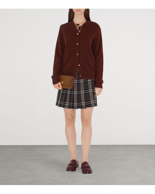 Burberry Brown Leather Cotswolds Strap Wallet