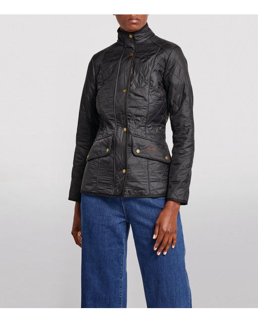 Barbour Black Cavalary Quilt Coat