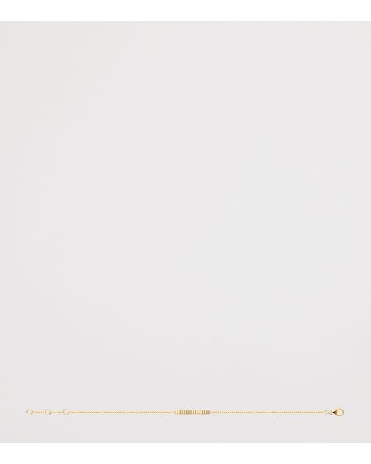 Boucheron White Quatre Grosgrain Chain Bracelet