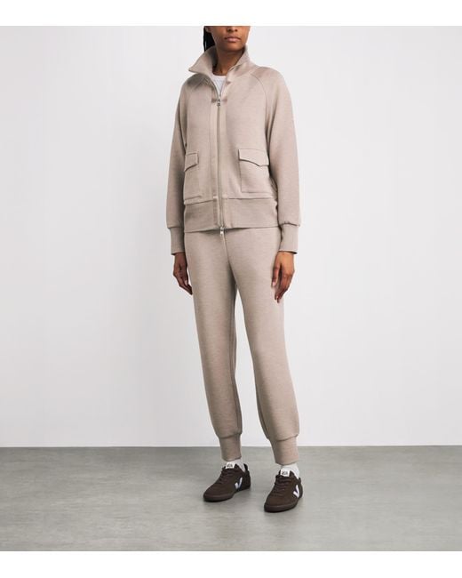 Varley Natural Roxbury Zip-Up Sweatshirt