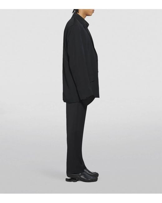 Balenciaga Blue Washed Sb Jacket for men