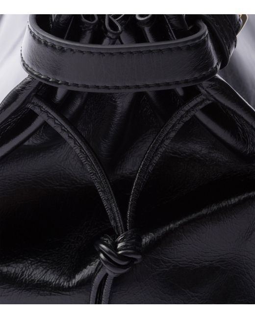 Prada Black Logo-plaque Large Leather Top-handle Bag