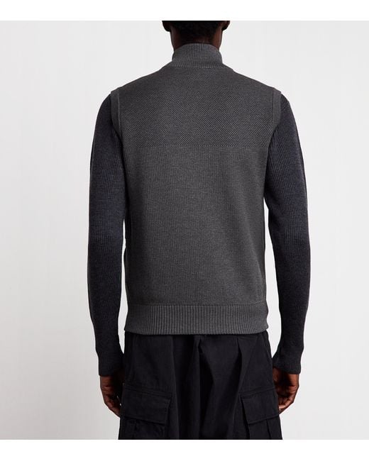 Canada Goose Gray Hybridge Gilet for men