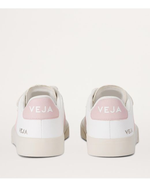 Veja White Leather Recife Velcro Sneakers