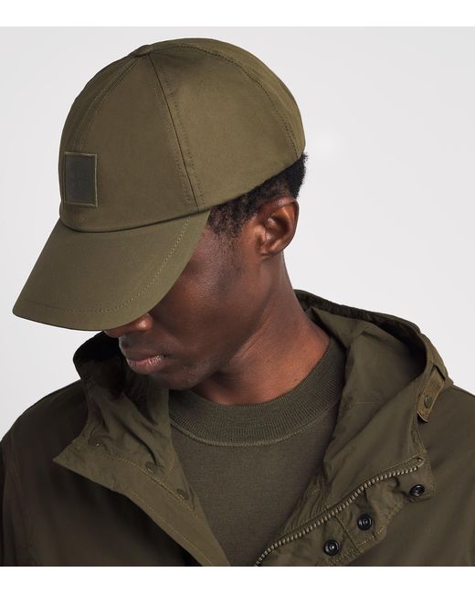 Stone Island Green Cotton Ghost Baseball Cap for men