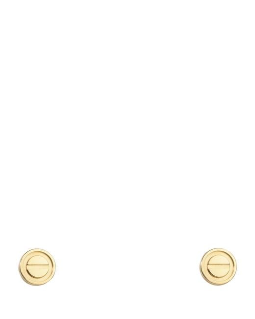 Cartier White Love Stud Earrings