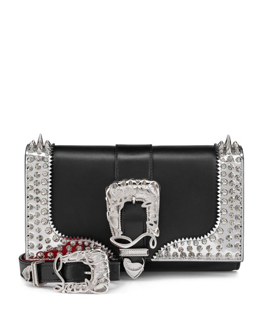 Christian Louboutin Black Paloma Giddy Nappa Leather Clutch Bag