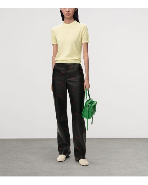 Loewe Yellow Wool-Blend Anagram Top