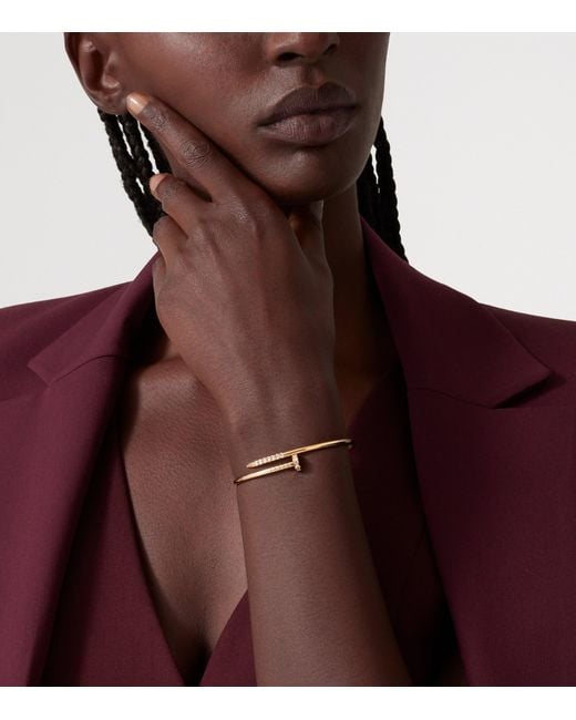 Cartier White Small And Diamond Juste Un Clou Bracelet