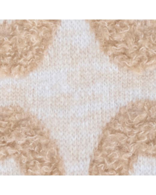 Loewe White Wool-Cashmere Anagram Scarf