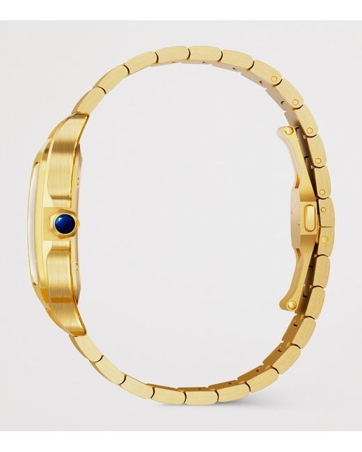 Cartier Metallic Large Santos De Skeleton Watch for men