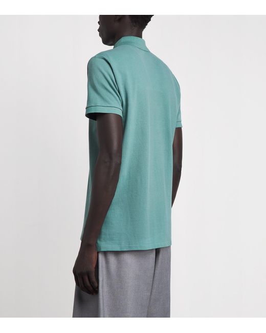 Polo Ralph Lauren Green Cotton Mesh Polo Shirt for men