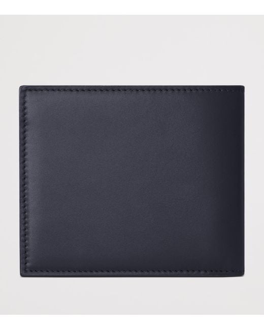 Saint Laurent Blue Calfskin East/West Wallet for men