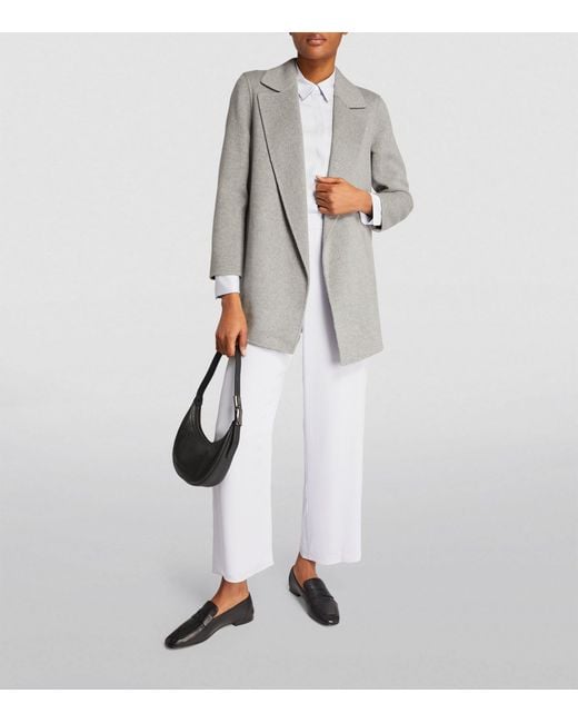 Theory Gray Wool-cashmere Clairene Jacket