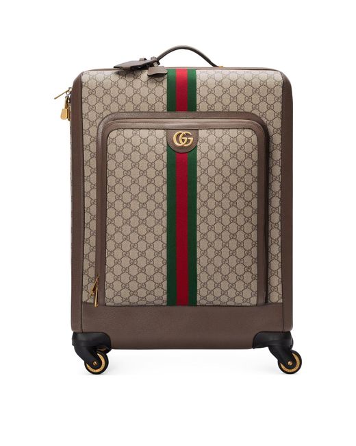 Gucci Brown Medium Savoy Cabin Suitcase (64cm)
