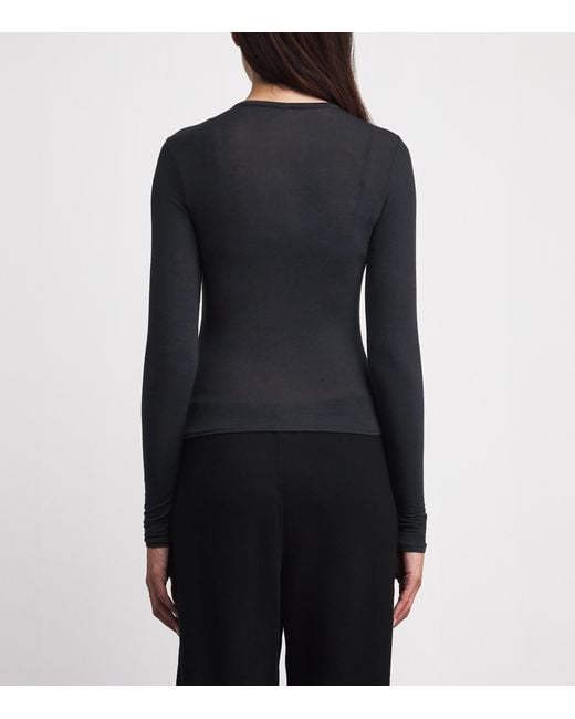 Skims Blue Sheer Modal Cardigan