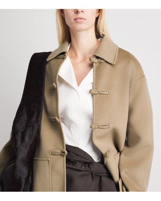 Rohe Natural Wool Double-Faced Coat