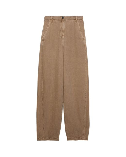 MAX&Co. Brown Twill Trousers