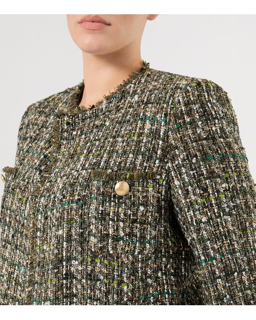 Marina Rinaldi Green Tweed Jacket