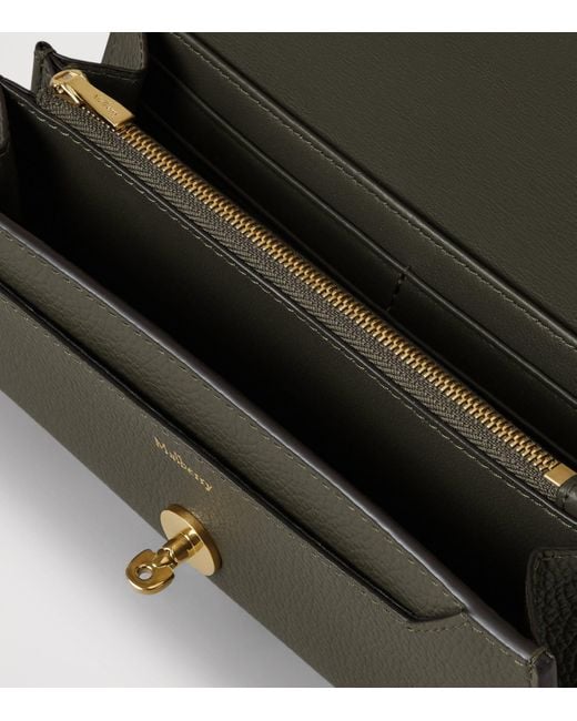 Mulberry Black Leather Darley Wallet
