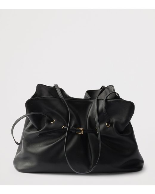 Prada Black Large Nappa Leather Dada Shoulder Bag