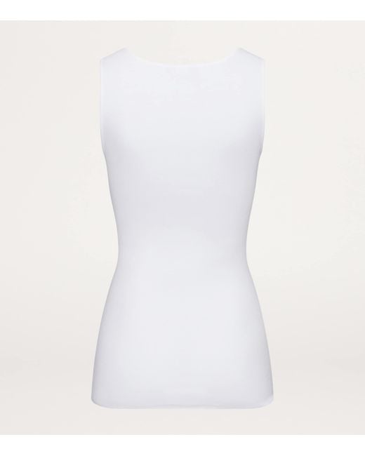 Hanro White Cotton Delight Tank Top