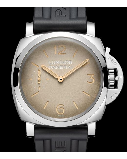 Panerai Gray Stainless Steel Luminor Watch