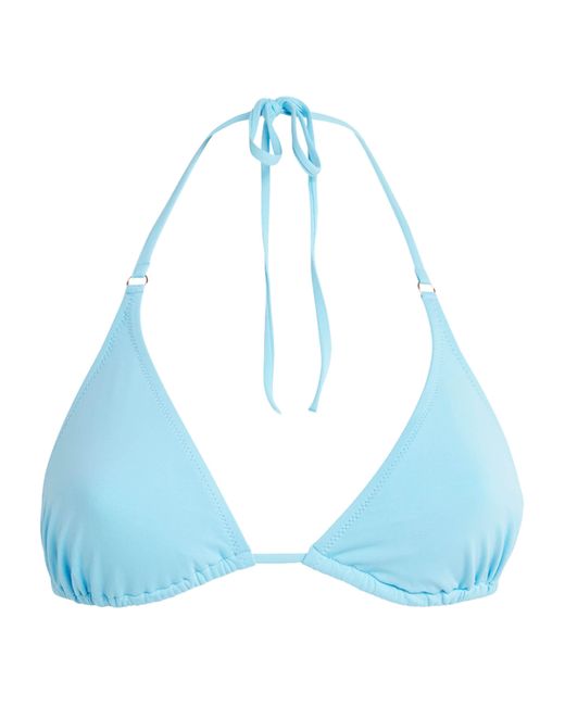 Melissa Odabash Blue Malibu Triangle Bikini Top