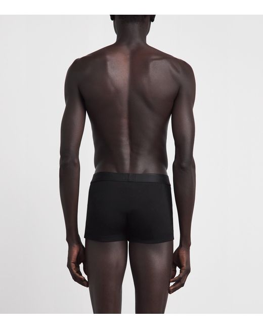 Sunspel Black Stretch-Cotton Trunks for men