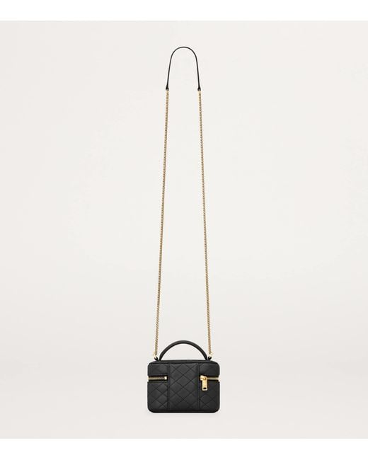 Saint Laurent Metallic Micro Gaby Top-Handle Bag