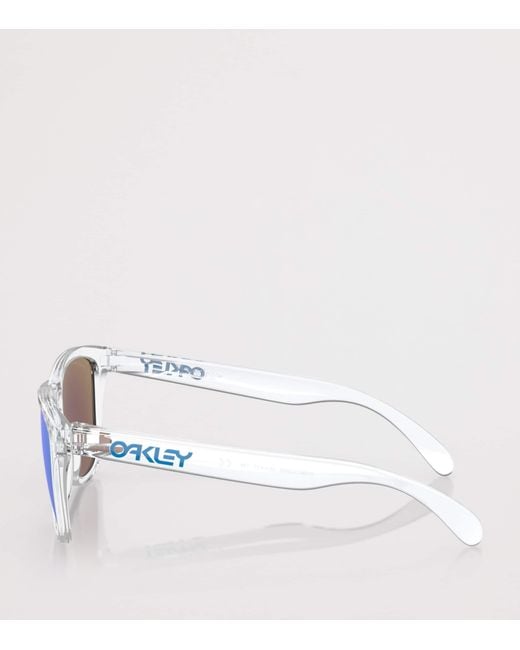 Oakley Blue Frogskins Square Sunglasses for men
