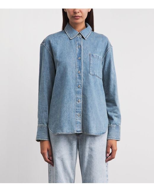 Rag & Bone Blue Connie Denim Shirt