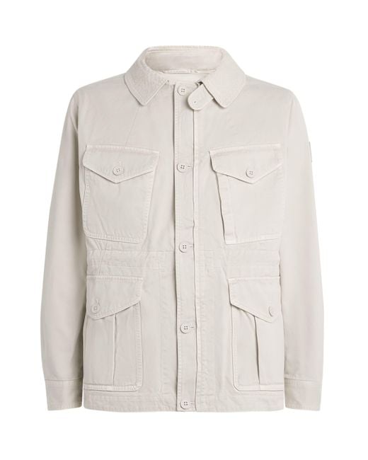 Belstaff White Cotton Cs60 Field Jacket for men