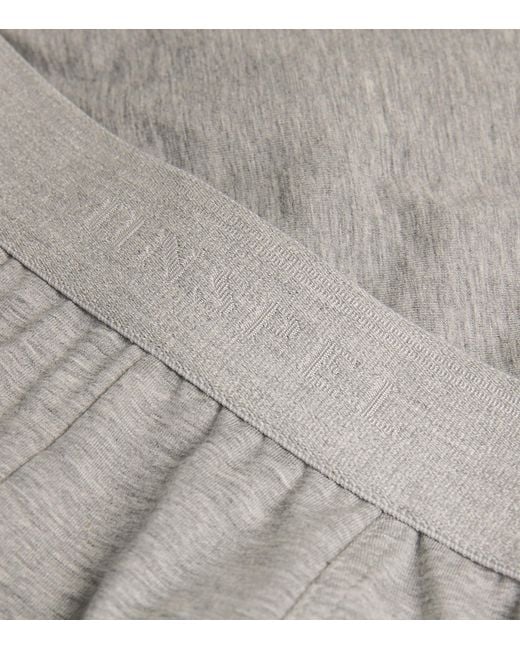 Sunspel Gray Stretch-Cotton Trunks for men