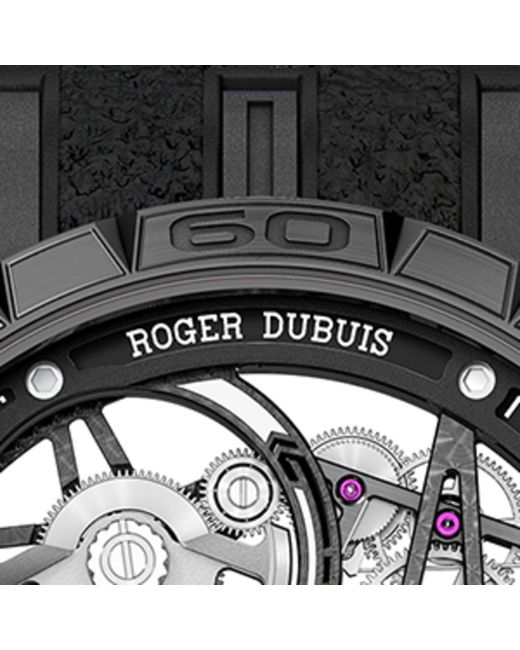 Roger Dubuis Black X Pirelli Titanium Excalibur Spider Watch 45mm for men