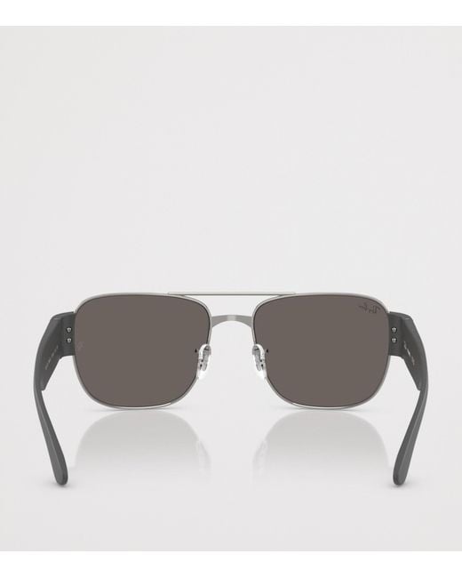 Ray-Ban Gray Rb3756 Square Sunglasses