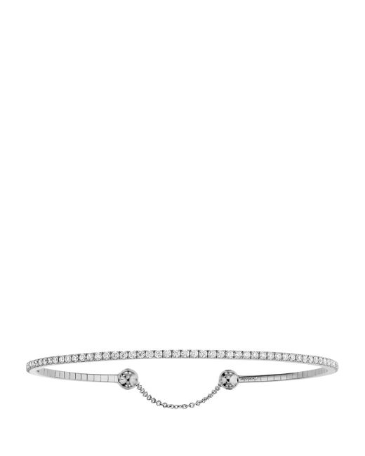 Messika White Skinny Classique And Diamond Bracelet