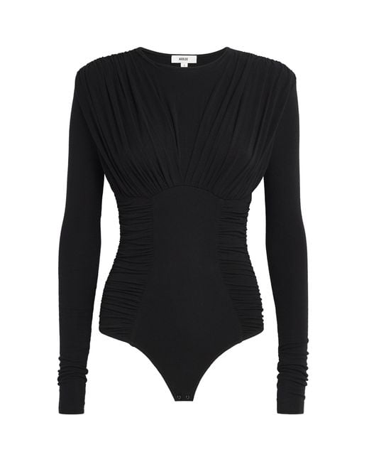 Agolde Black Abbi Bodysuit