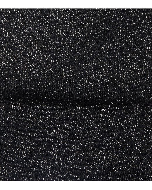 Falke Black Shiny Socks