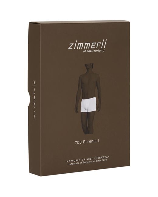 Zimmerli of Switzerland Black 700 Pureness Trunks for men