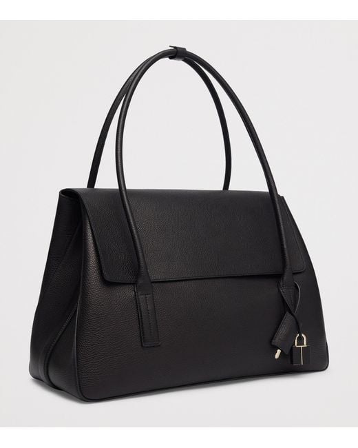 Tom Ford Black Leather Eclipse Shoulder Bag